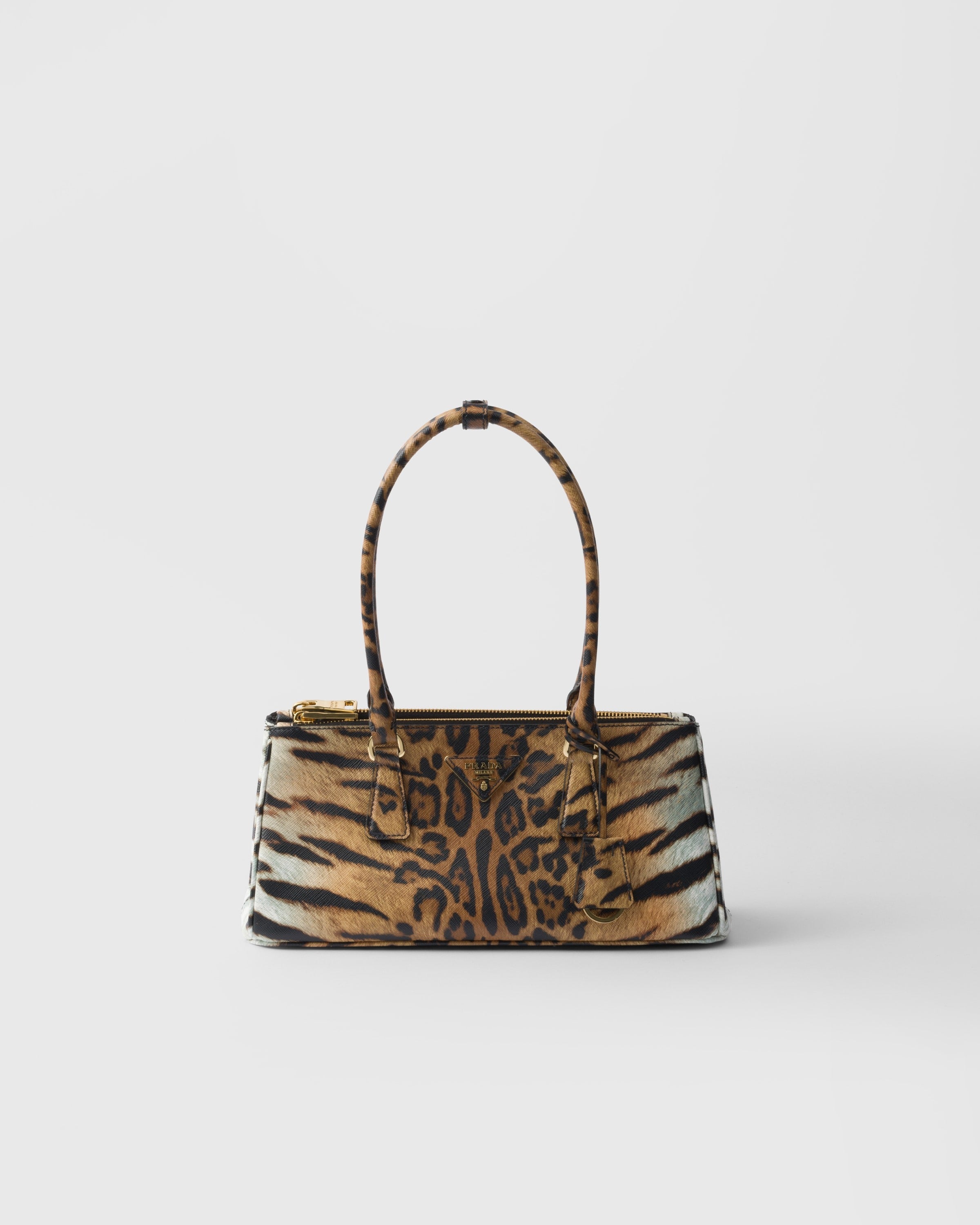 Prada Galleria medium printed Saffiano leather bag Honey