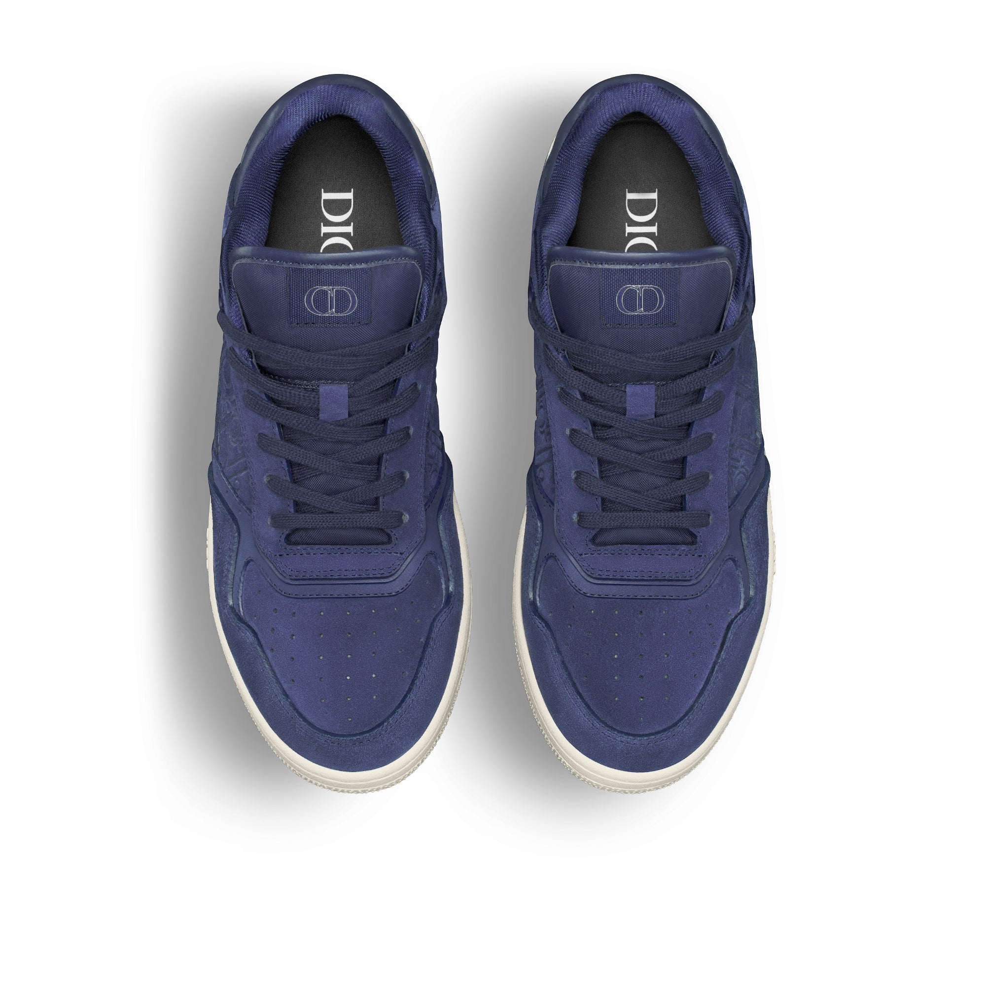 B27 Low-Top Sneaker - Navy Blue Suede and Navy Blue Dior Gravity Suede