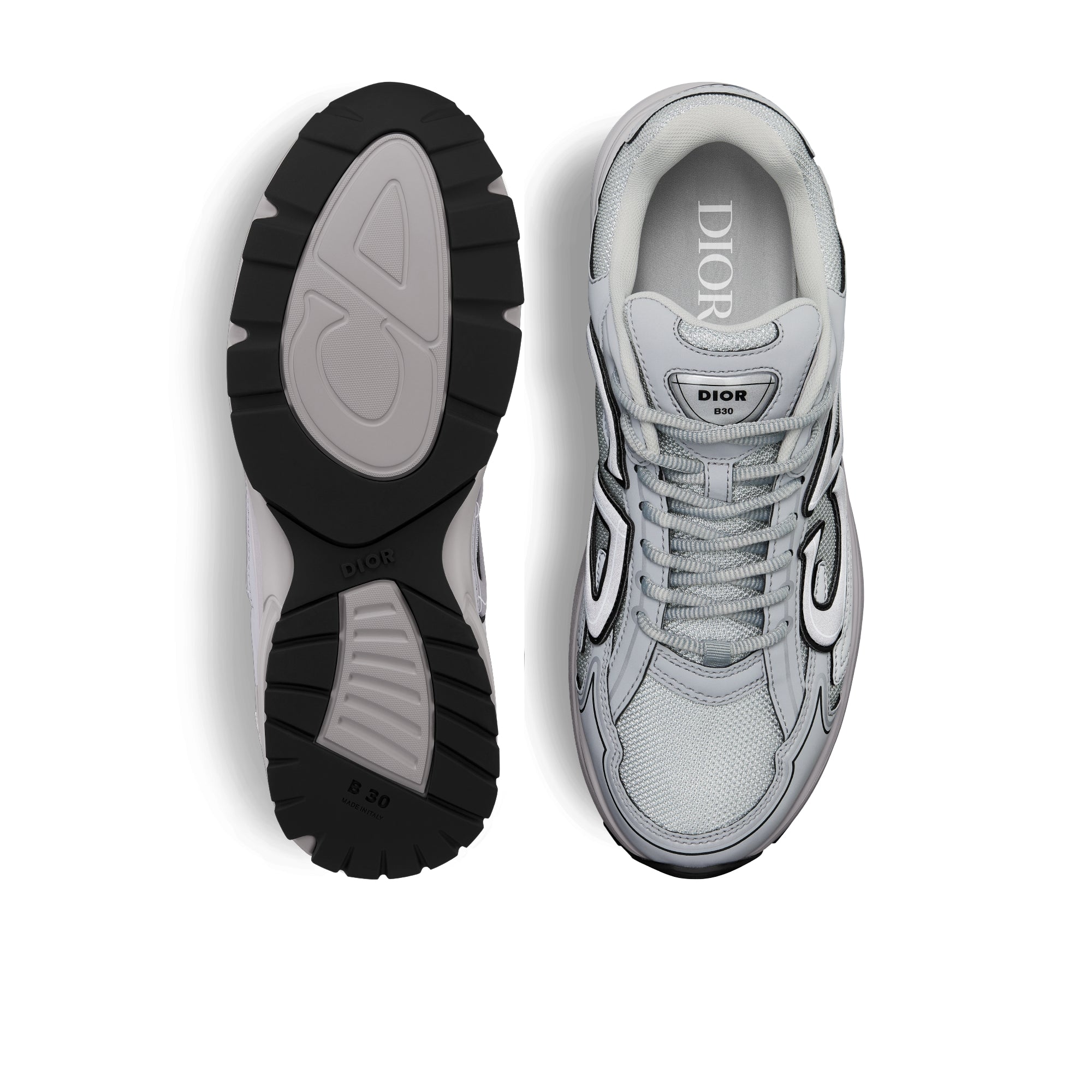 B30 Sneaker - Dior Gray Mesh and Technical Fabric