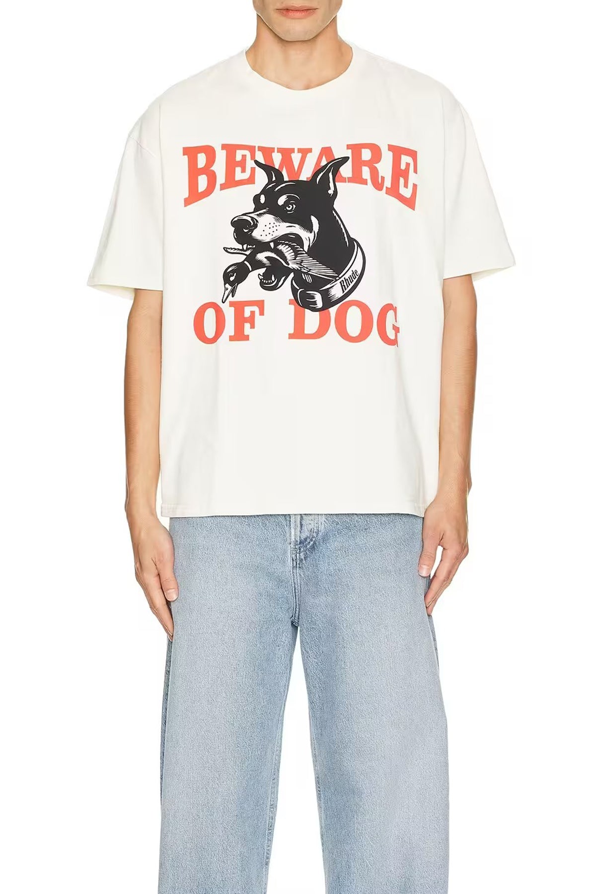 Rhude Warning Logo Tee