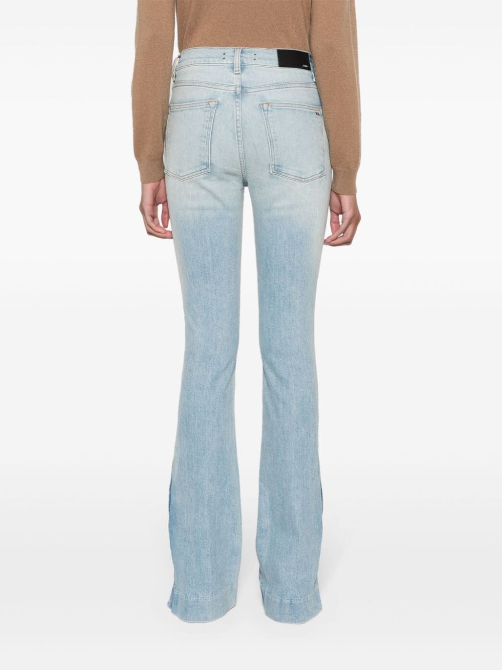 Mid-rise bootcut jeans