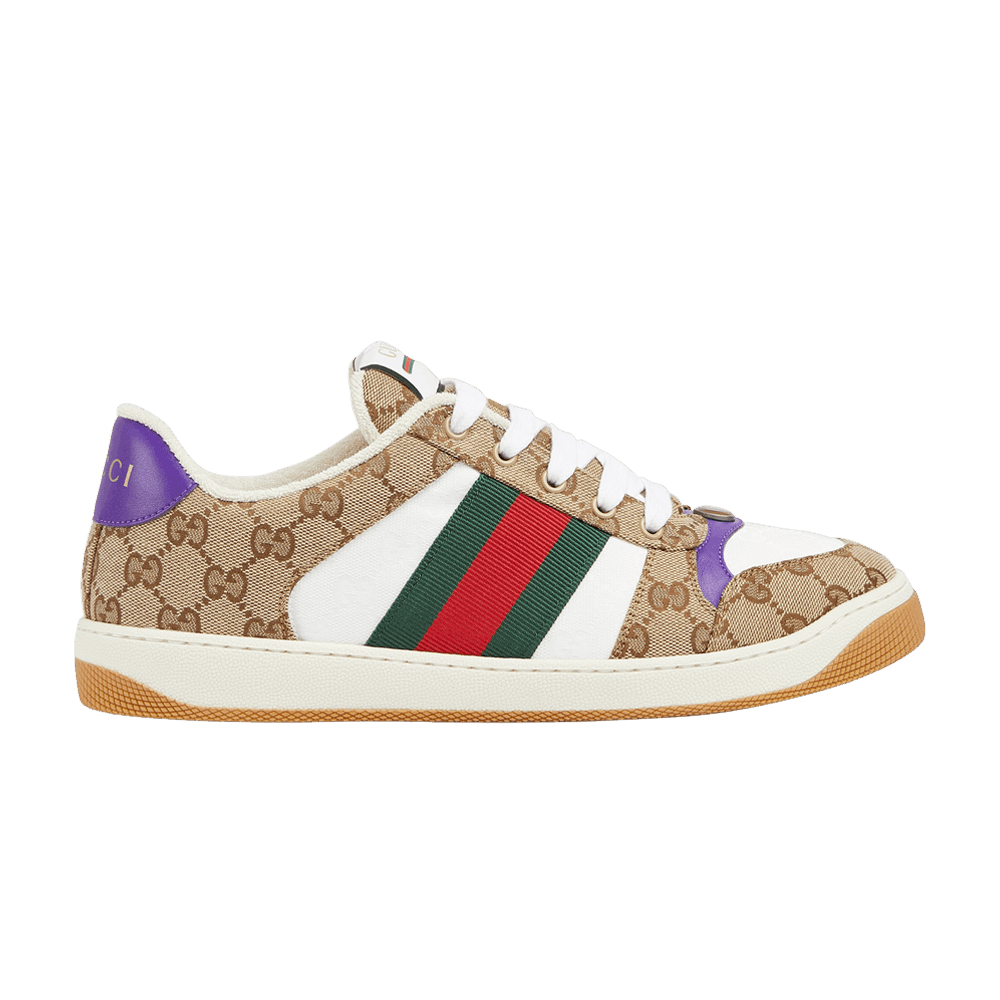Gucci Screener Sneaker 'Beige Purple'