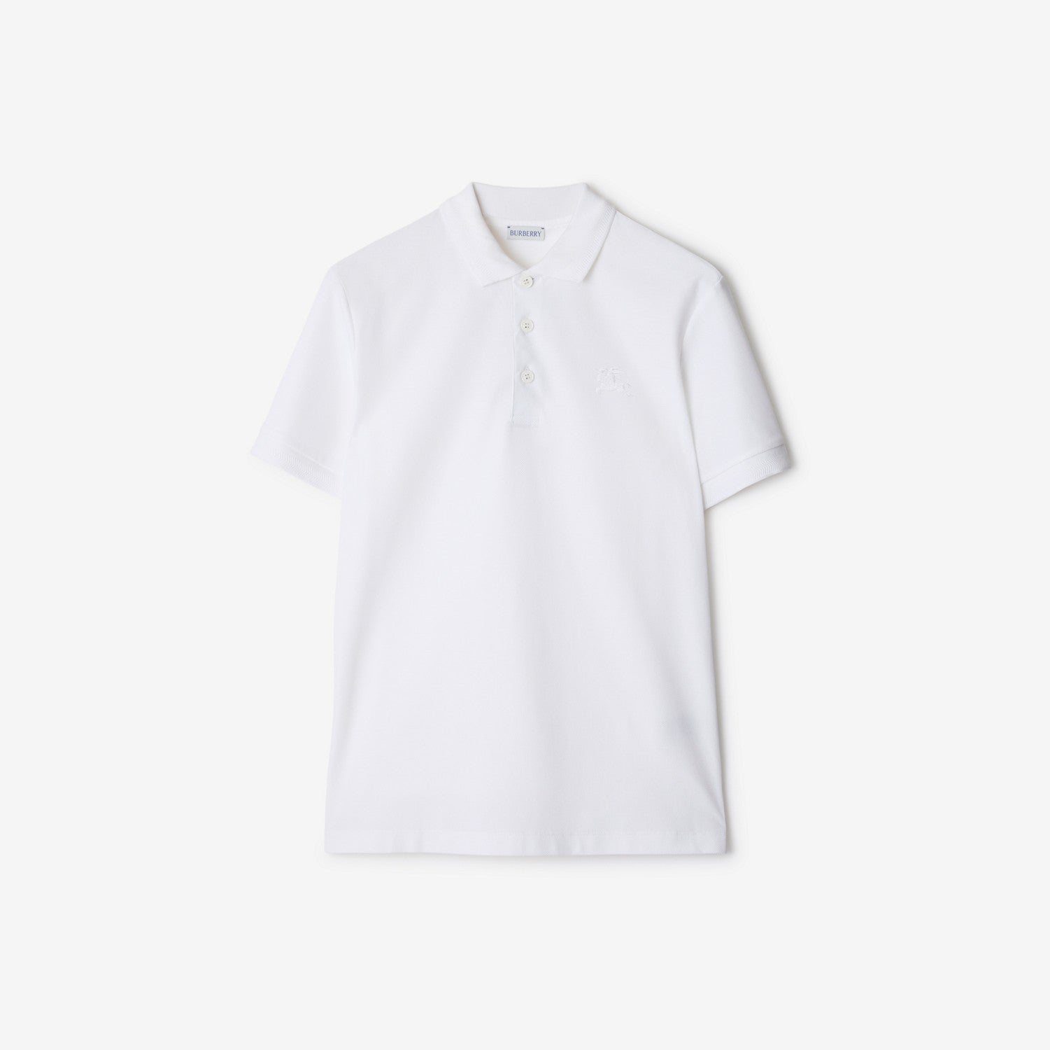 Cotton Polo Shirt - White