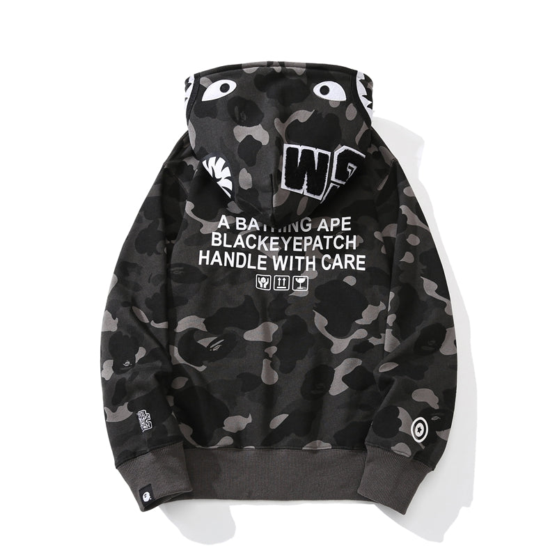 Bape Black/Grey Camouflaged Tracksuit