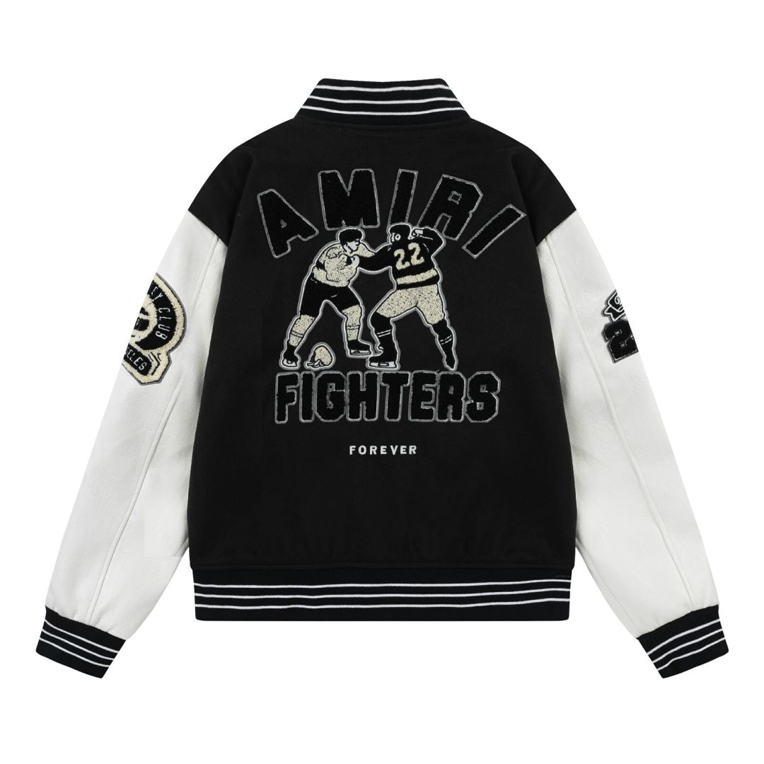 Amiri Baseball Jacket Ice Hockey