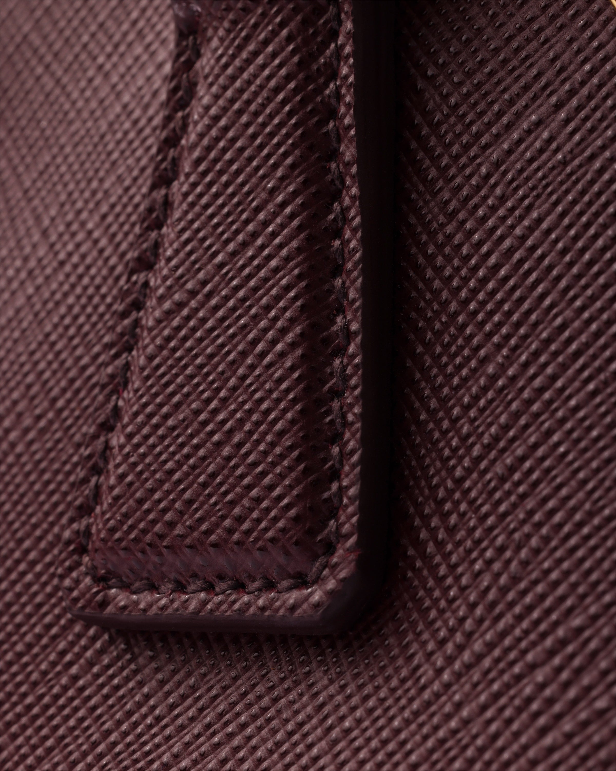 Prada Galleria Saffiano leather mini-bag Burgundy