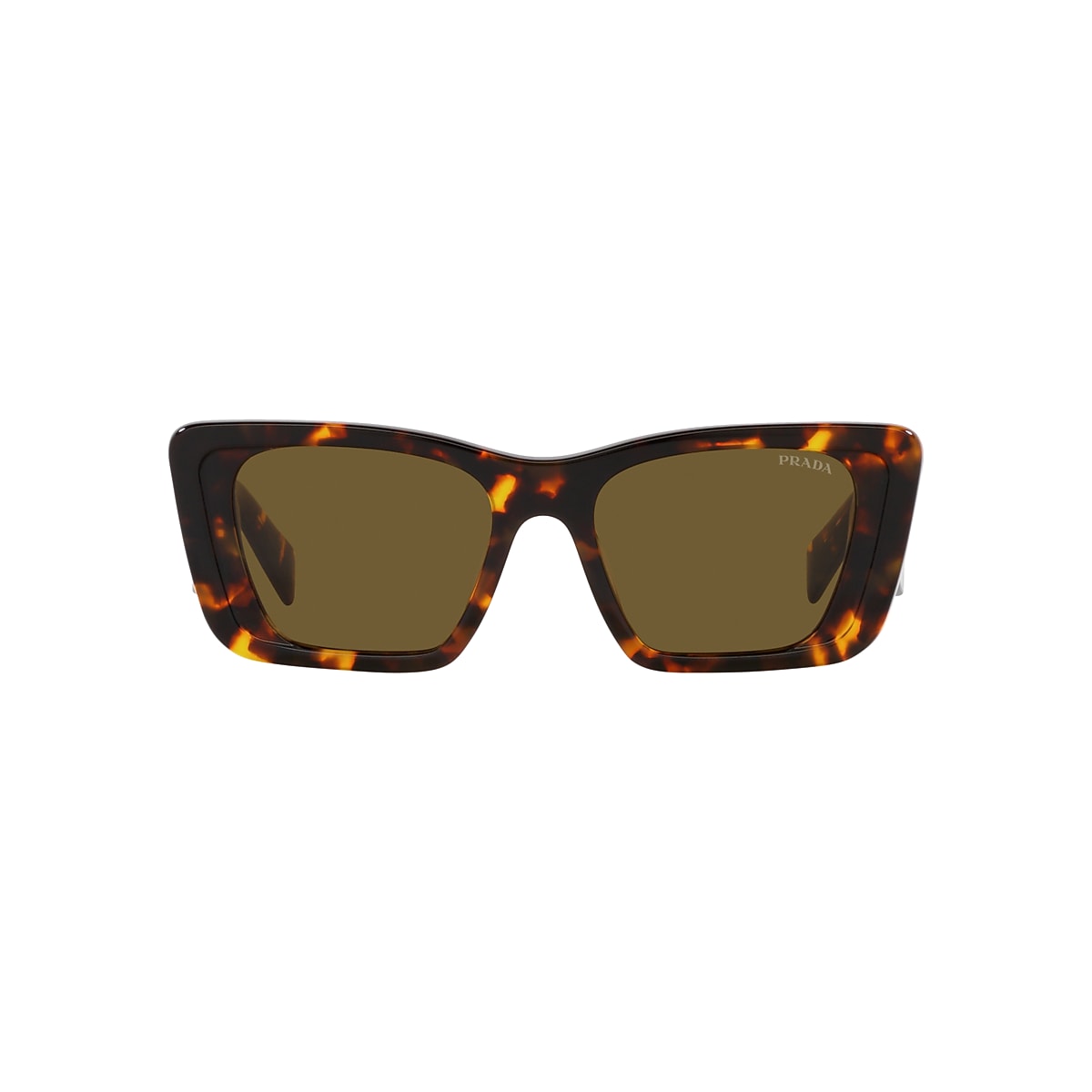 PRADA PR 08YS Honey Tortoise - Women Luxury Sunglasses, Dark Brown Lens
