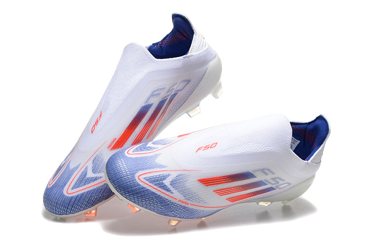 Adidas F50 Cloud White / Solar Red / Lucid Blue