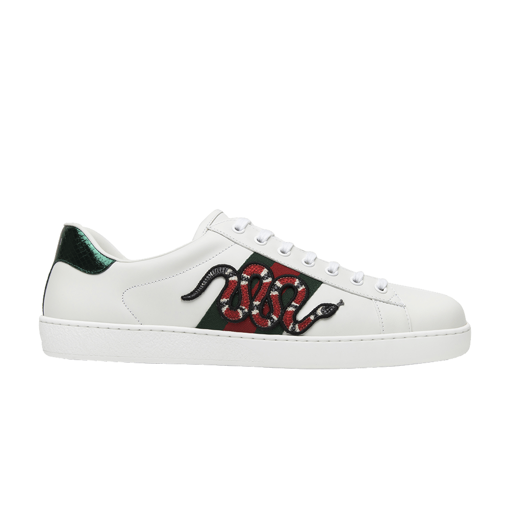 Gucci Ace Embroidered Snake