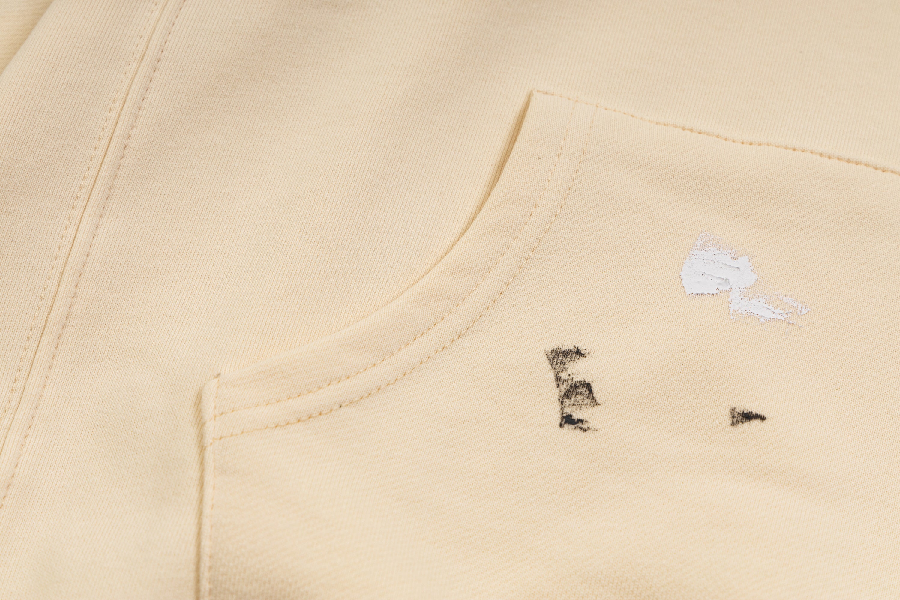 Gallery Dept. Graffiti Hoodie Beige