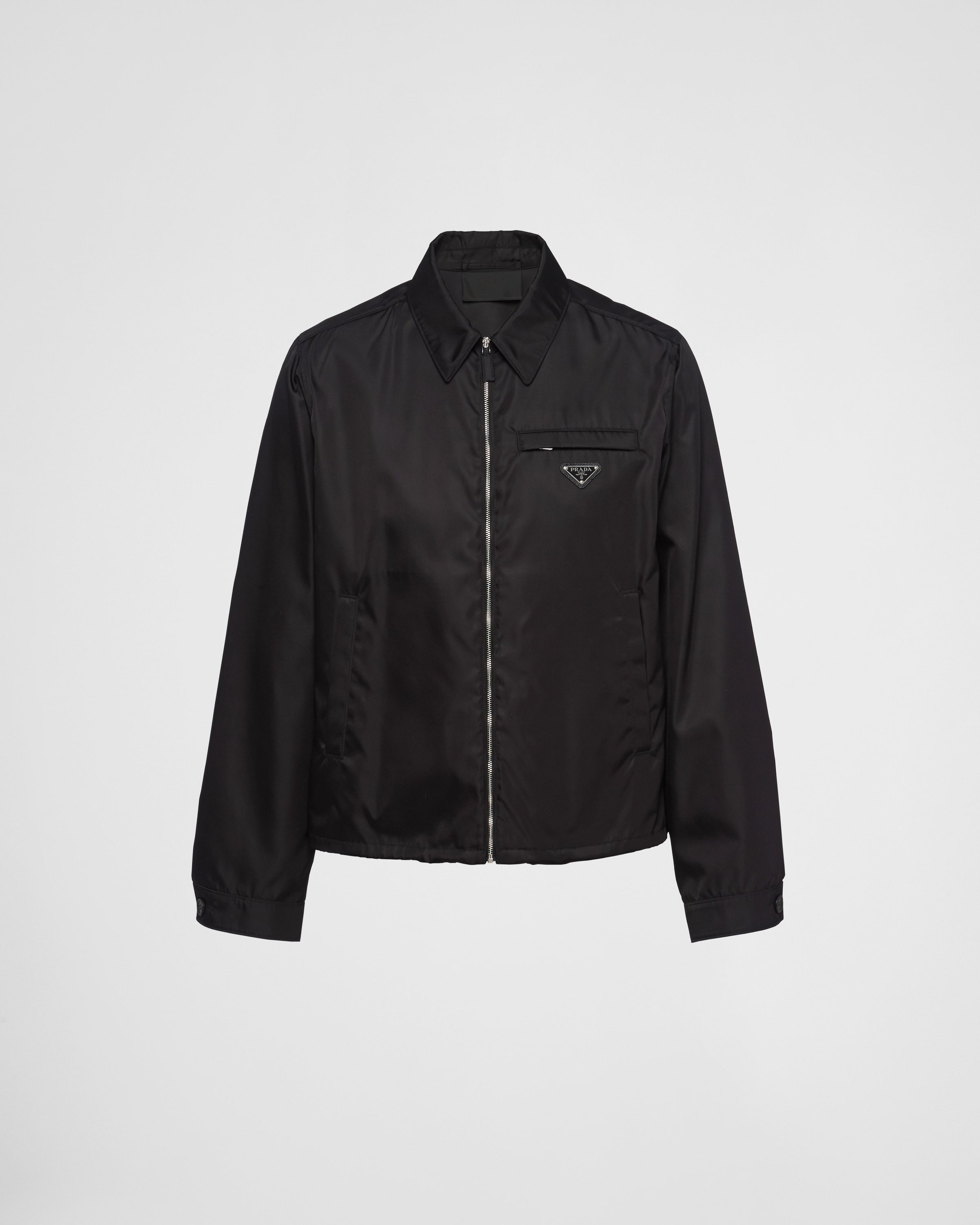 Re-Nylon blouson jacket Black