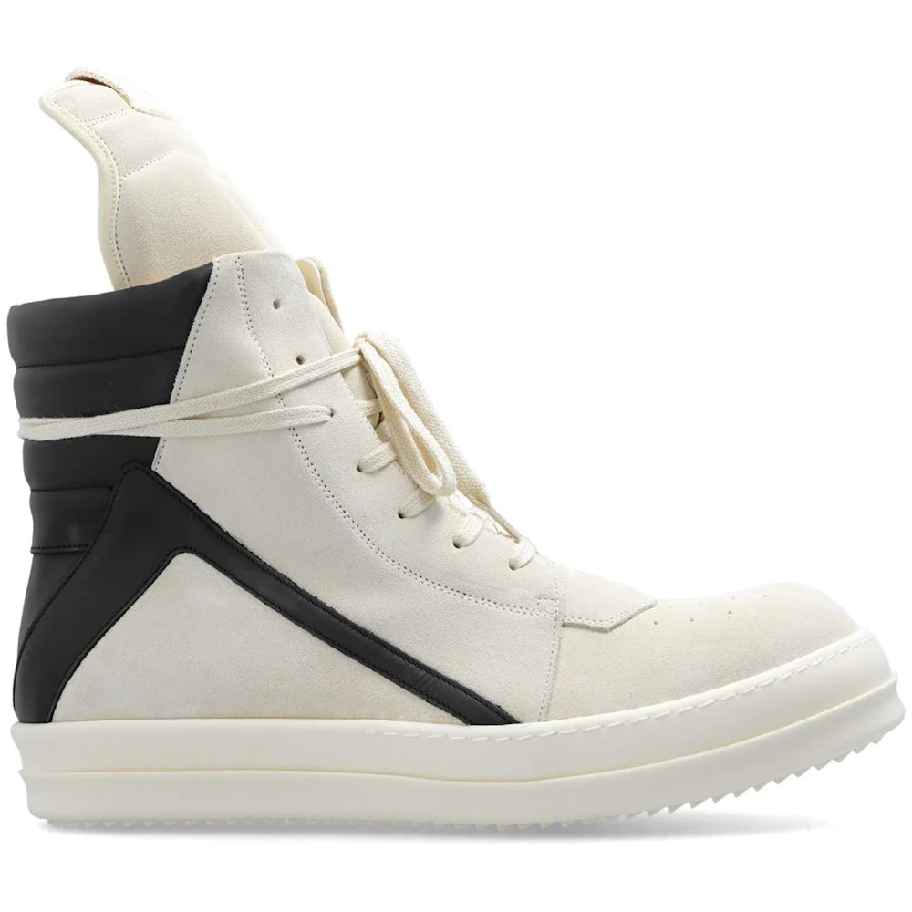 Rick Owens Geobasket Milk Black