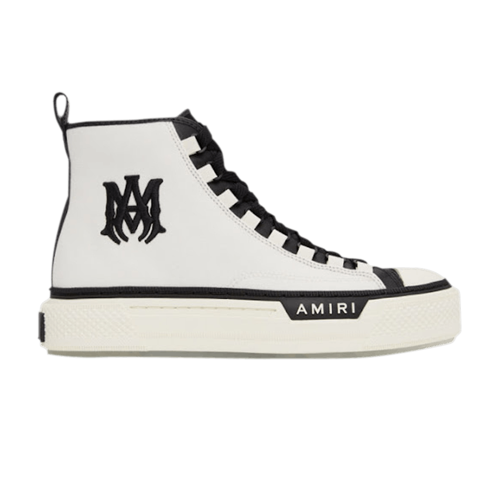 Amiri M.A. Logo Court High 'White Black'