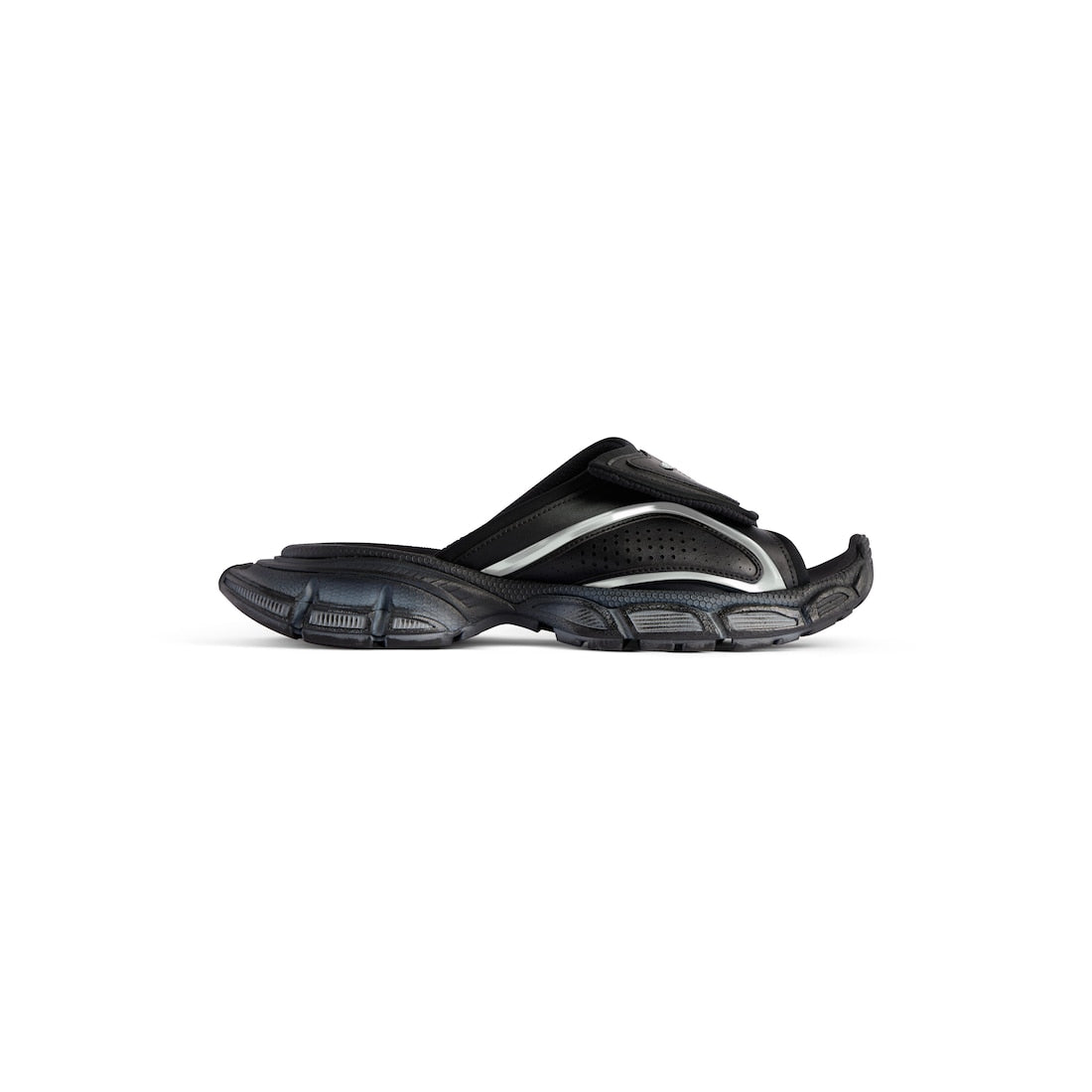 3XL Slide Sandal in black polyurethane, polyester and TPU