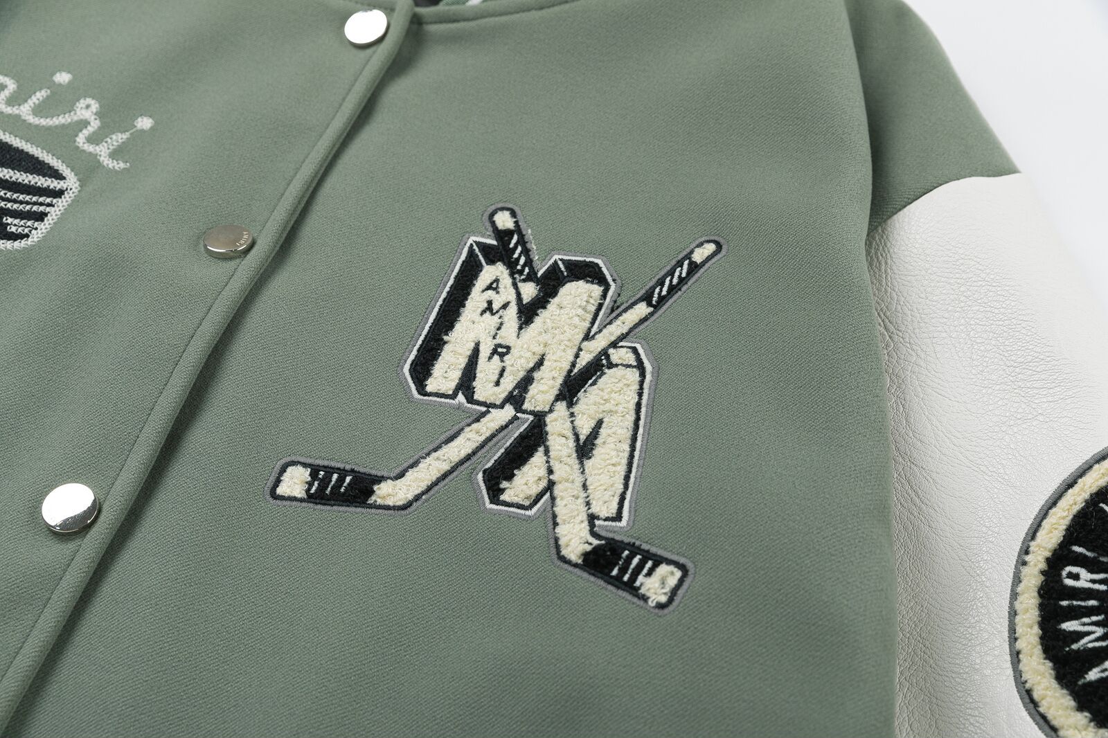 Amiri Baseball Jacket Ice Hockey