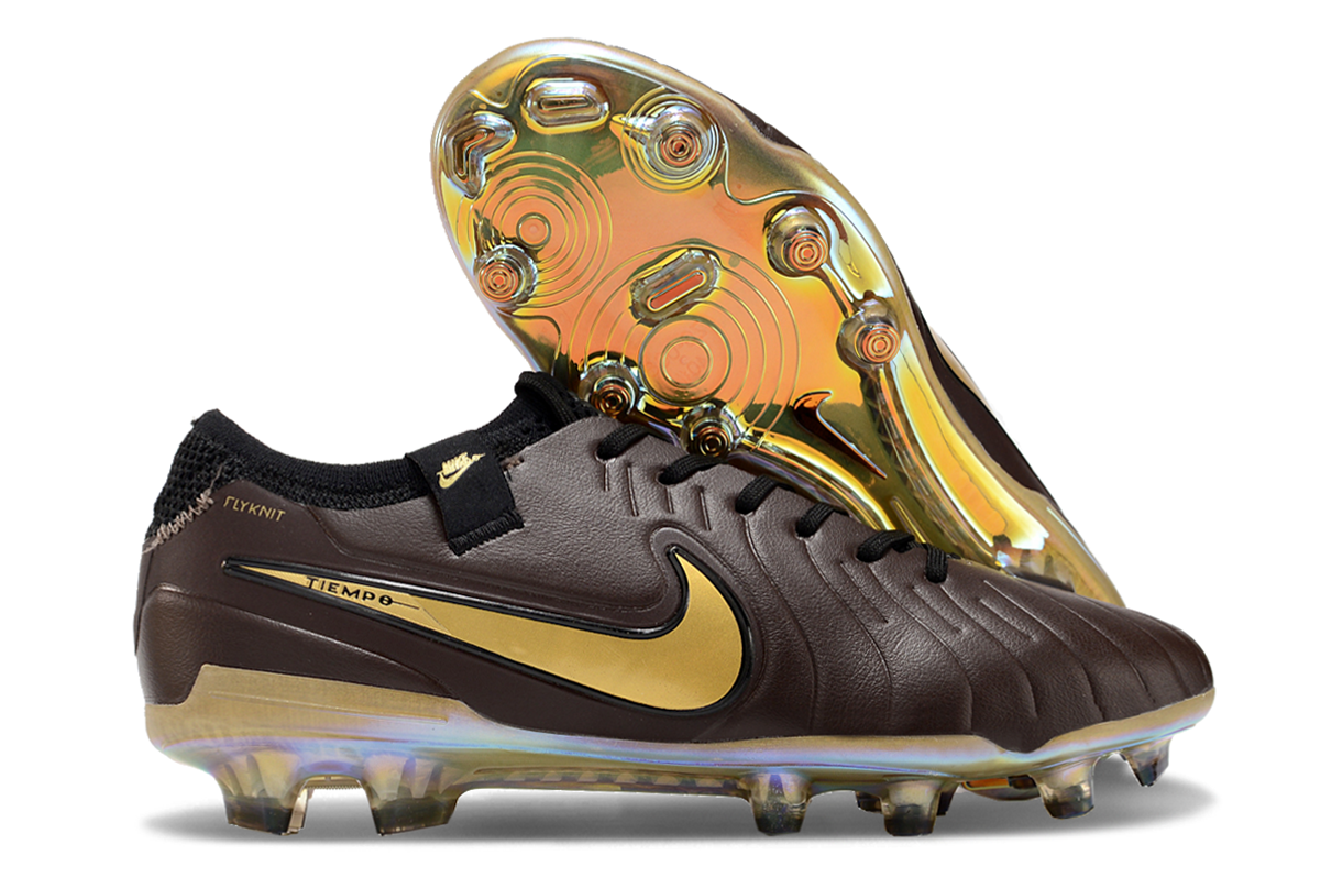 Nike Tiempo Legend Brown and Gold