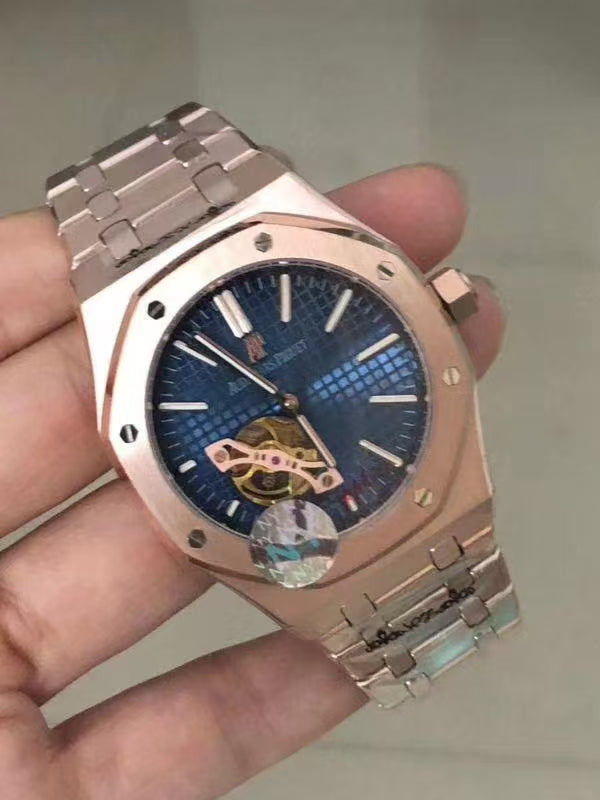 Audemars Piguet Royal Oak Blue Dial Rose Gold