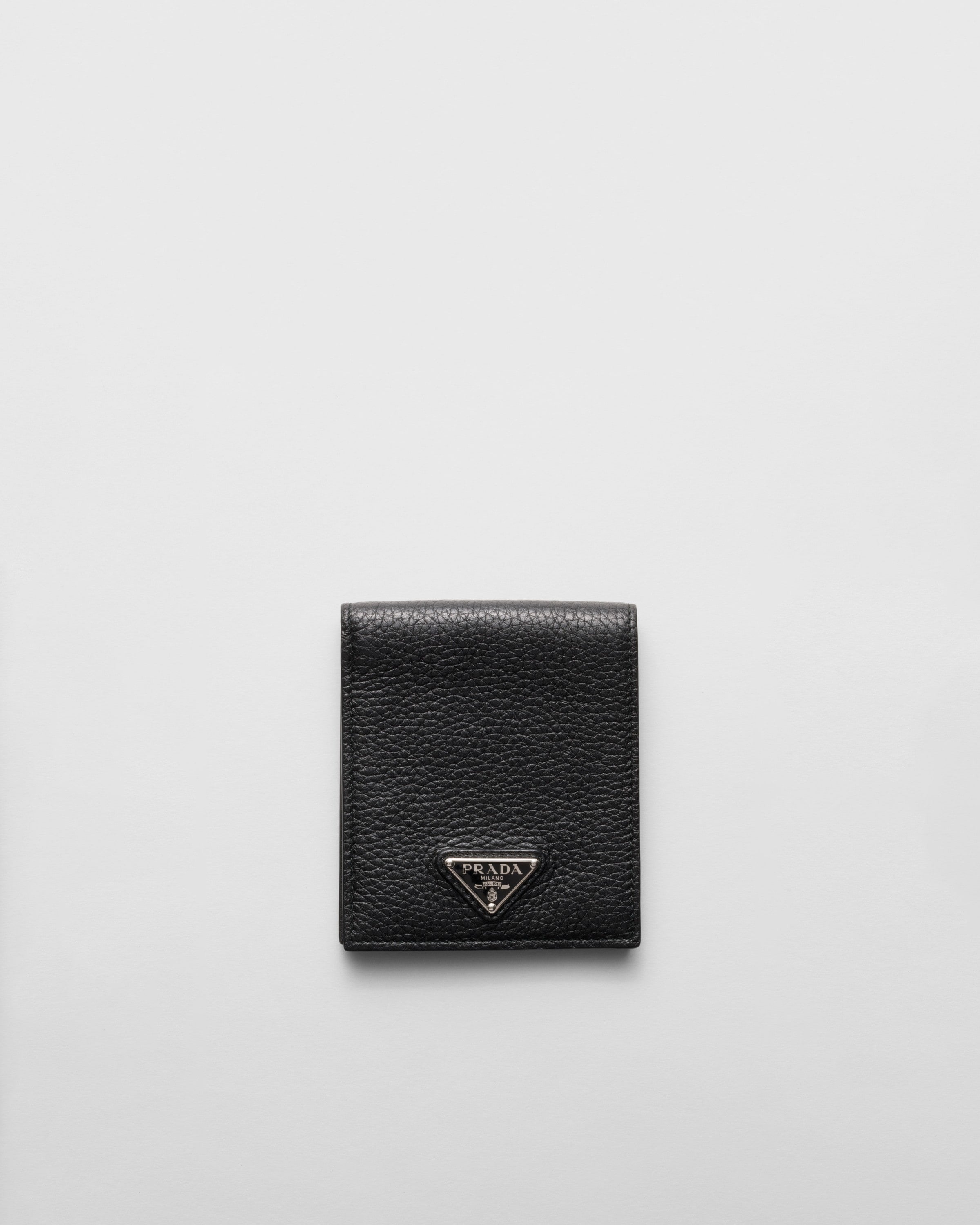 Leather wallet Black