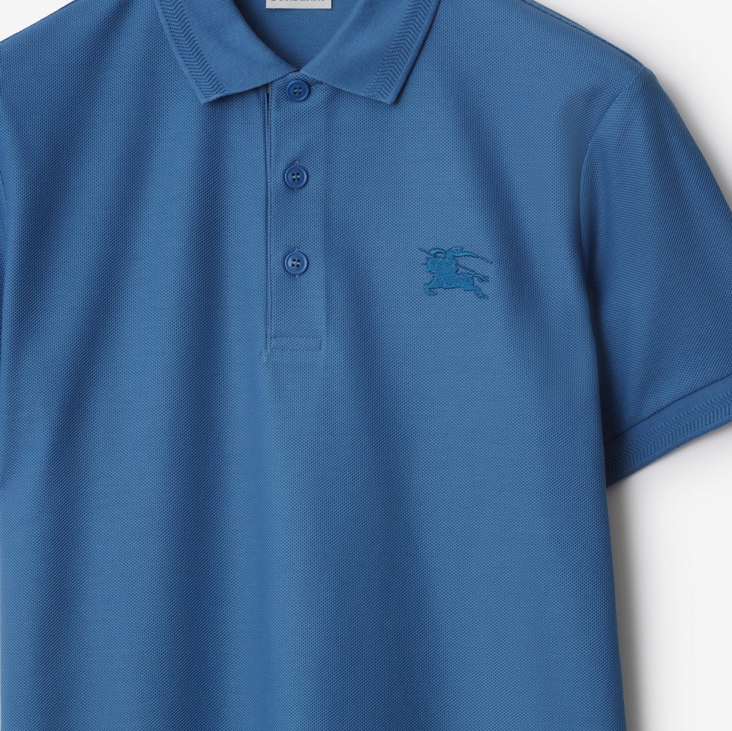 Cotton Polo Shirt - Pool