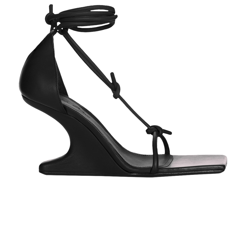 Rick Owens Wmns Lido Cantilever 8 T Straps Sandal 'Black'