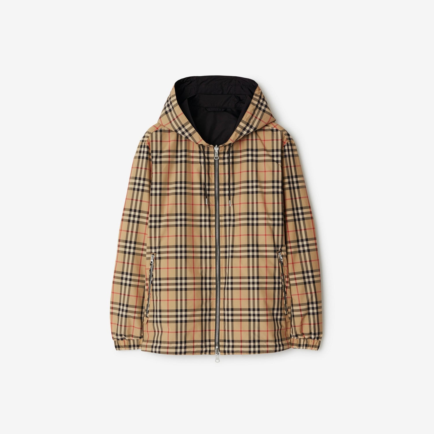 Reversible Check Jacket - Archive beige