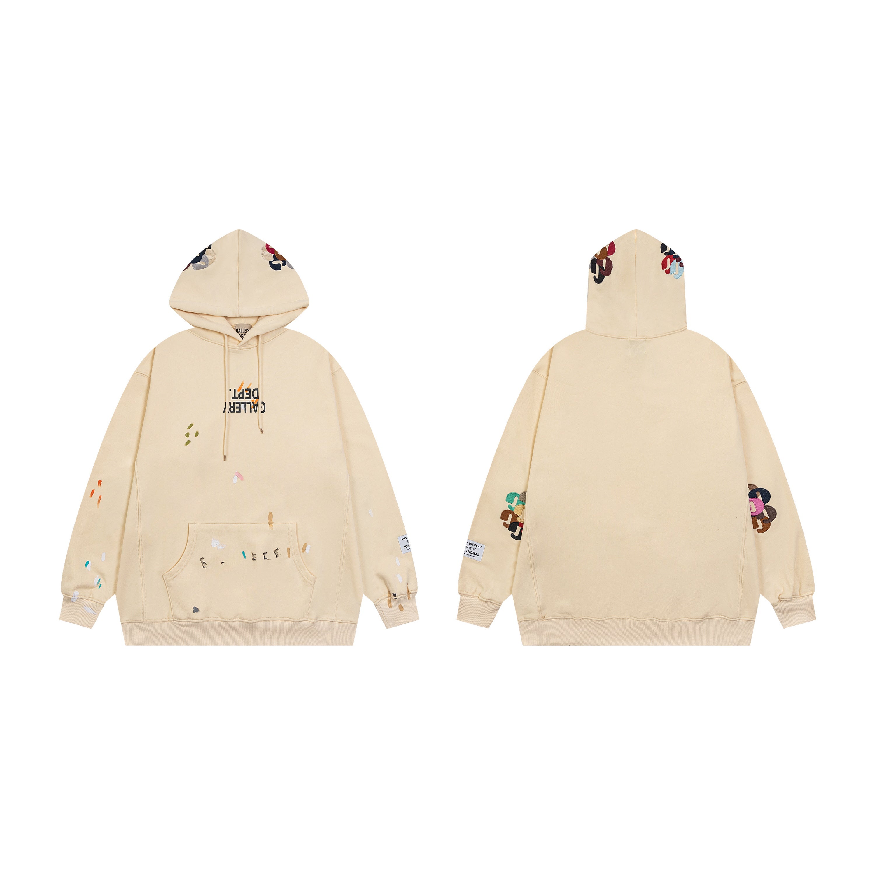 Gallery Dept. Graffiti Hoodie Beige