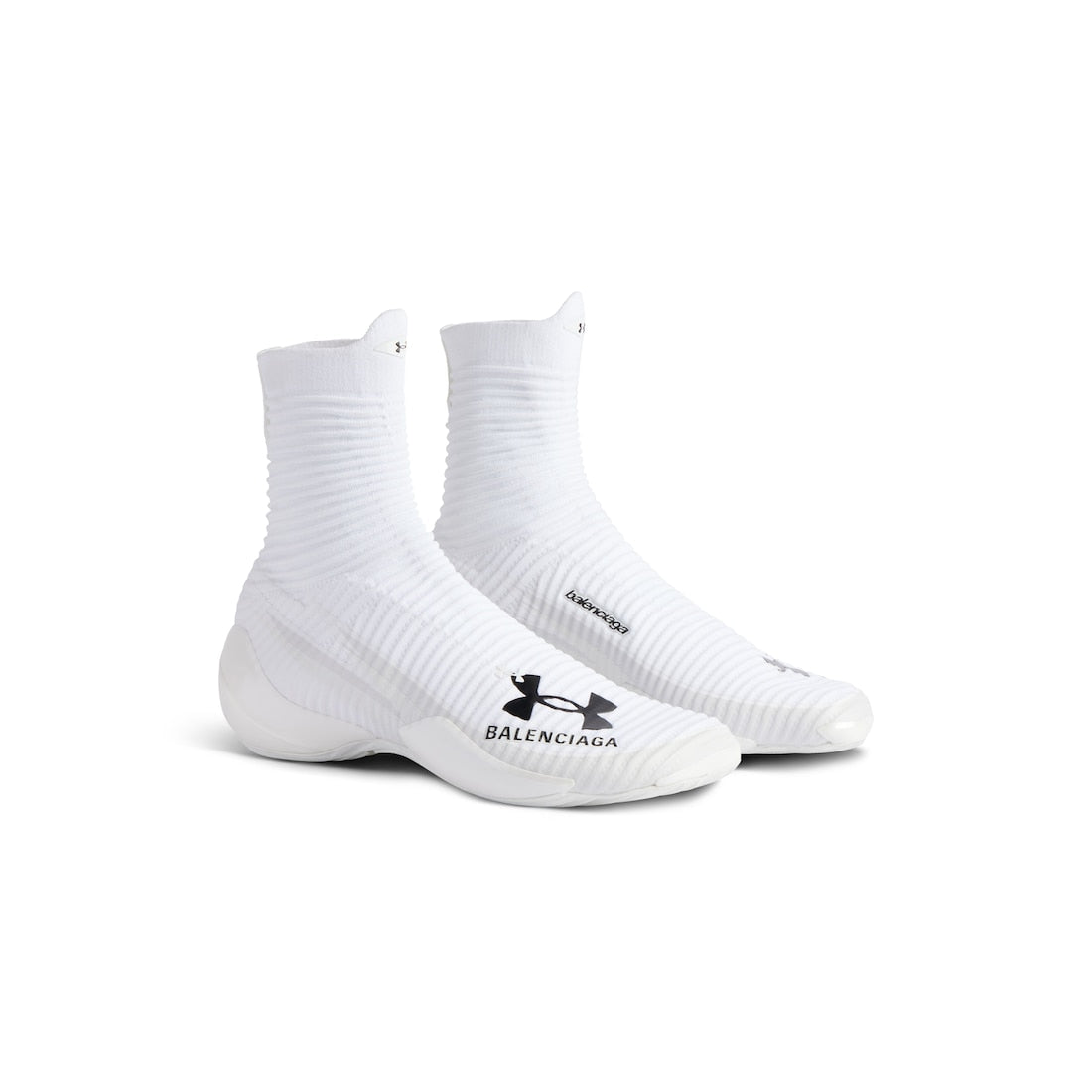 Under Armour® Hyper Sneaker in white and black knit