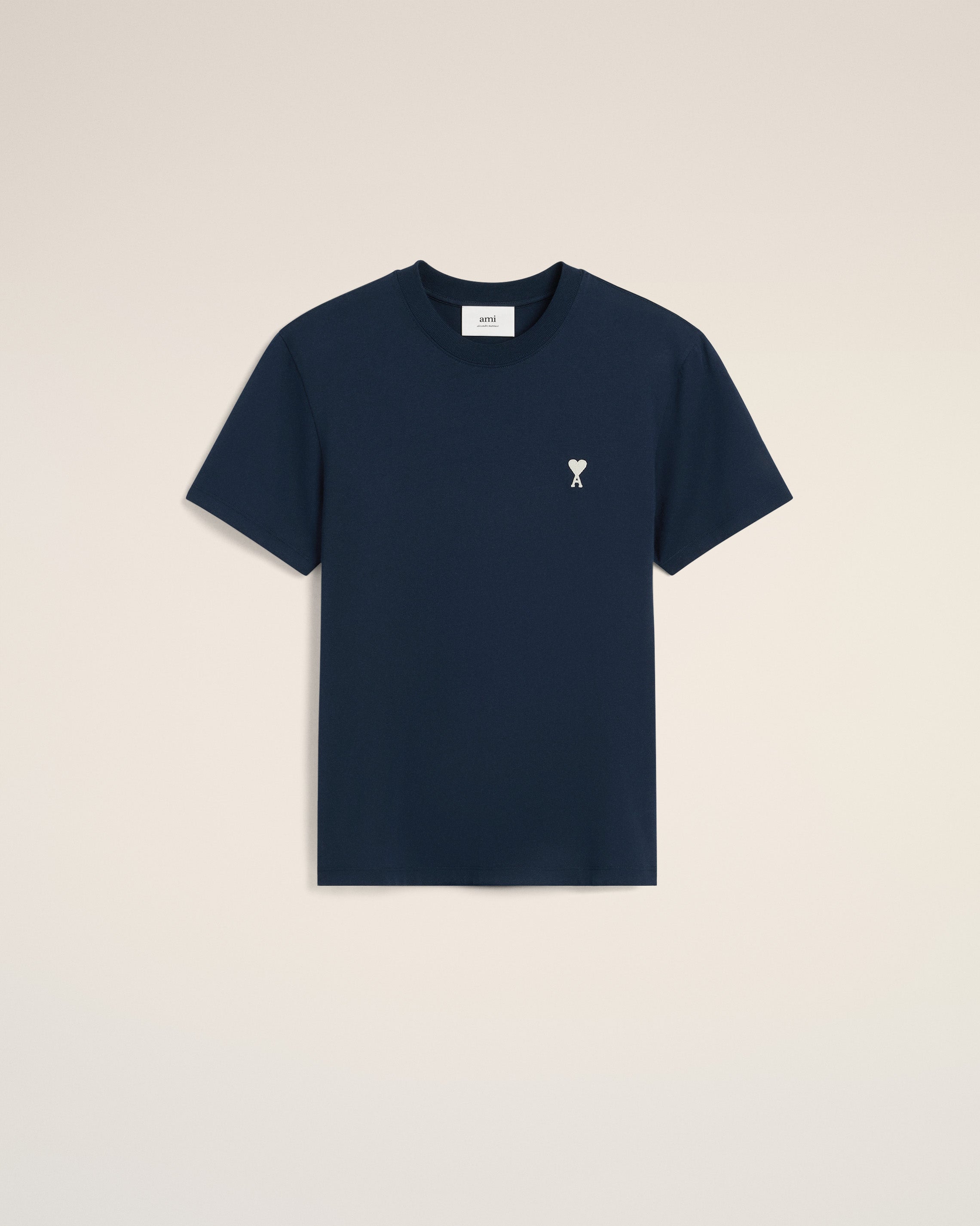 NAVY COTTON AMI DE COEUR T-SHIRT NIGHT BLUE