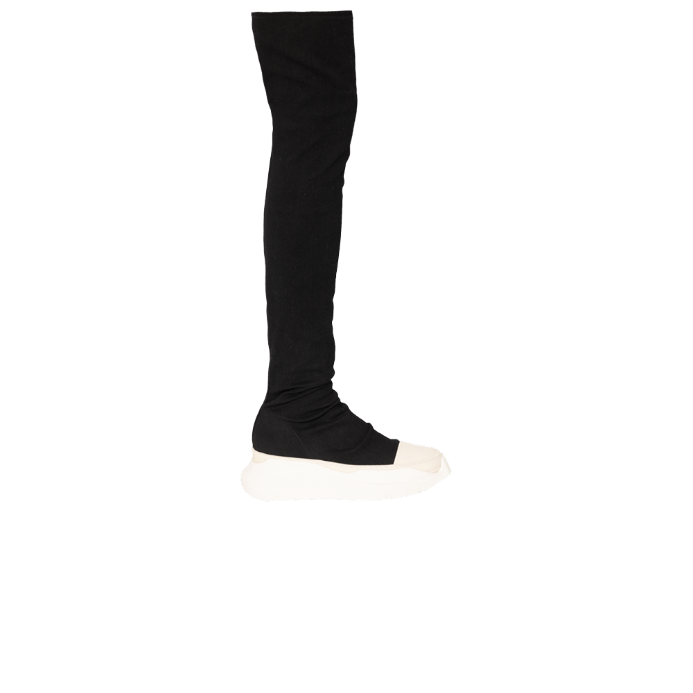 Rick Owens DRKSHDW Abstract Stockings Boot Black Milk (Women's)