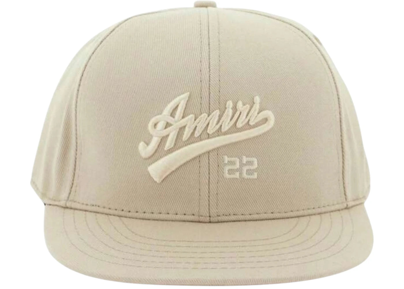 AMIRI Baseball Design Tan Beige Hat Beige