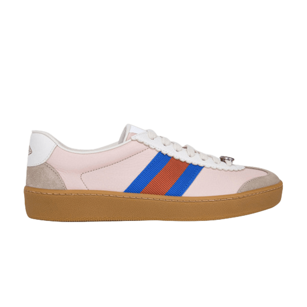 Gucci Wmns G74 Web Low 'Pink Oatmeal'