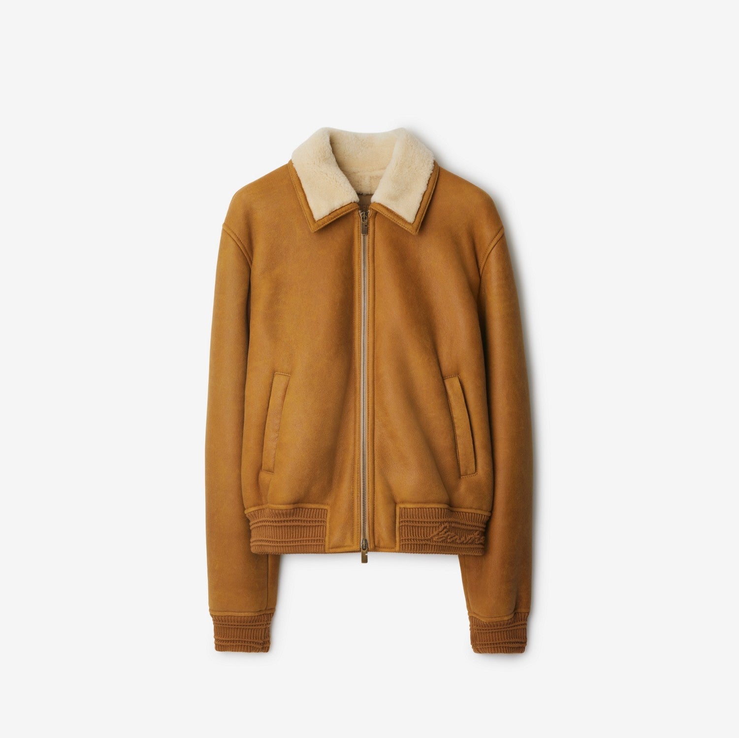 Shearling Harrington Jacket - Sand