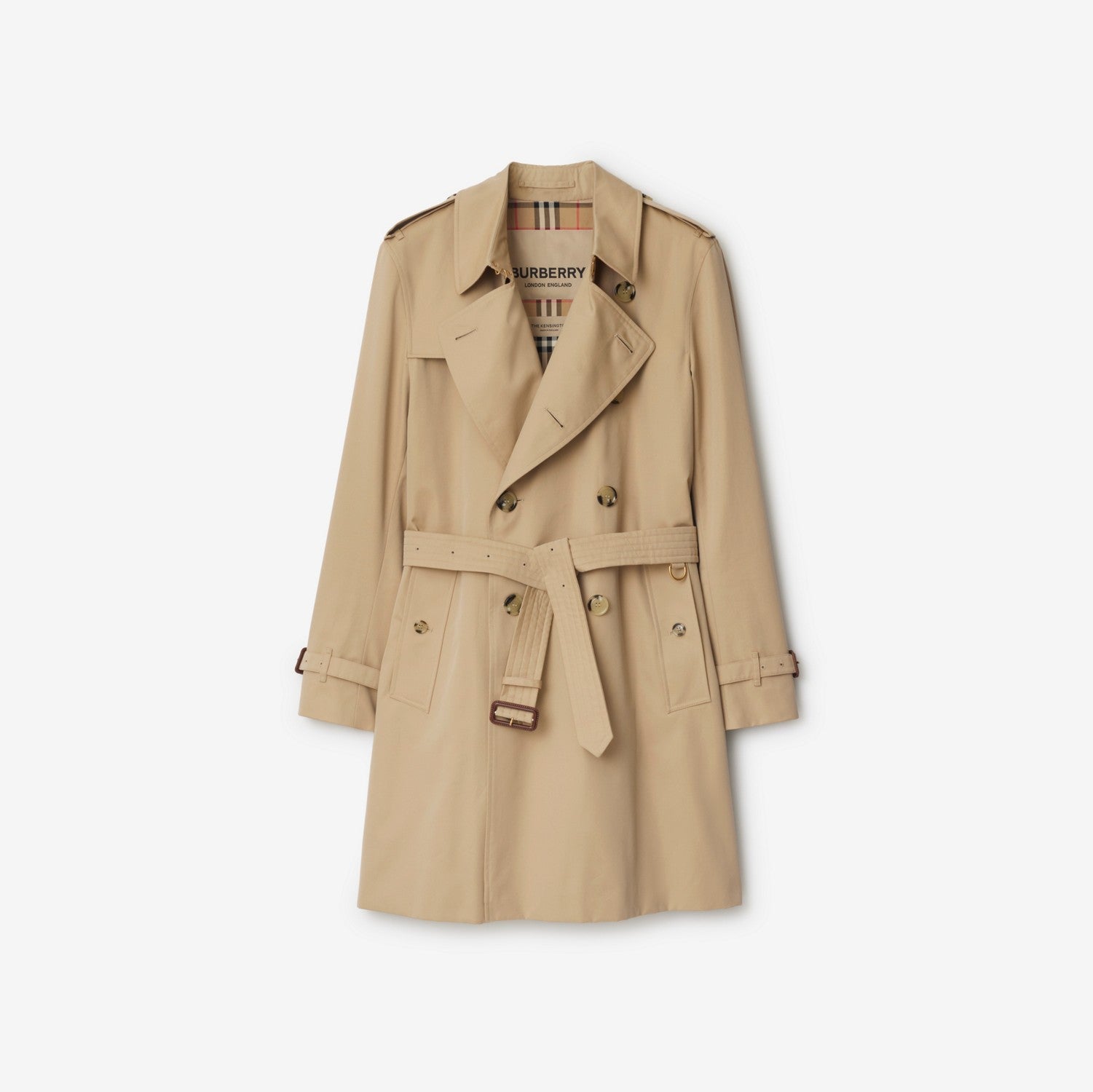 Mid-length Kensington Heritage Trench Coat - Honey