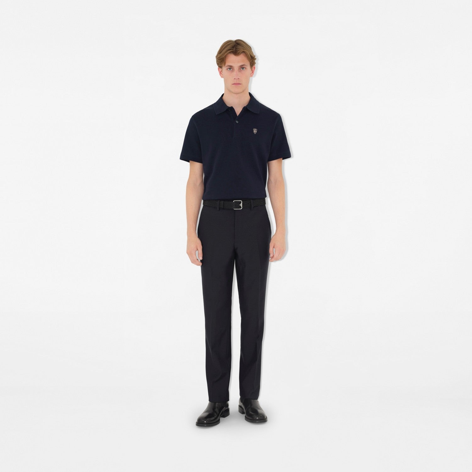 Cotton Polo Shirt - Storm