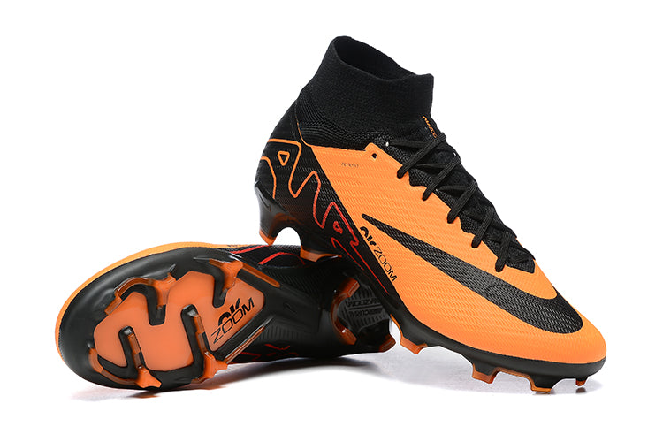 Nike Air Zoom Mercurial Vapor XV Elite High-Top Black Orange