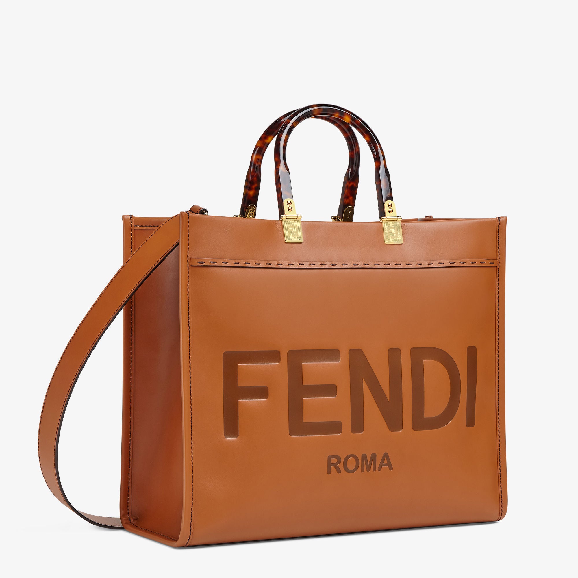 Fendi Sunshine Medium Brown calfskin bag