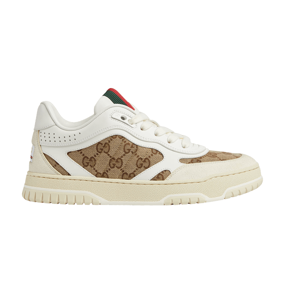 Gucci Wmns Re-Web Sneaker 'GG Canvas - White Beige'