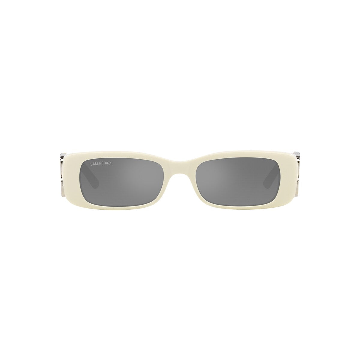 BALENCIAGA BB0096S White - Women Sunglasses, Silver Lens