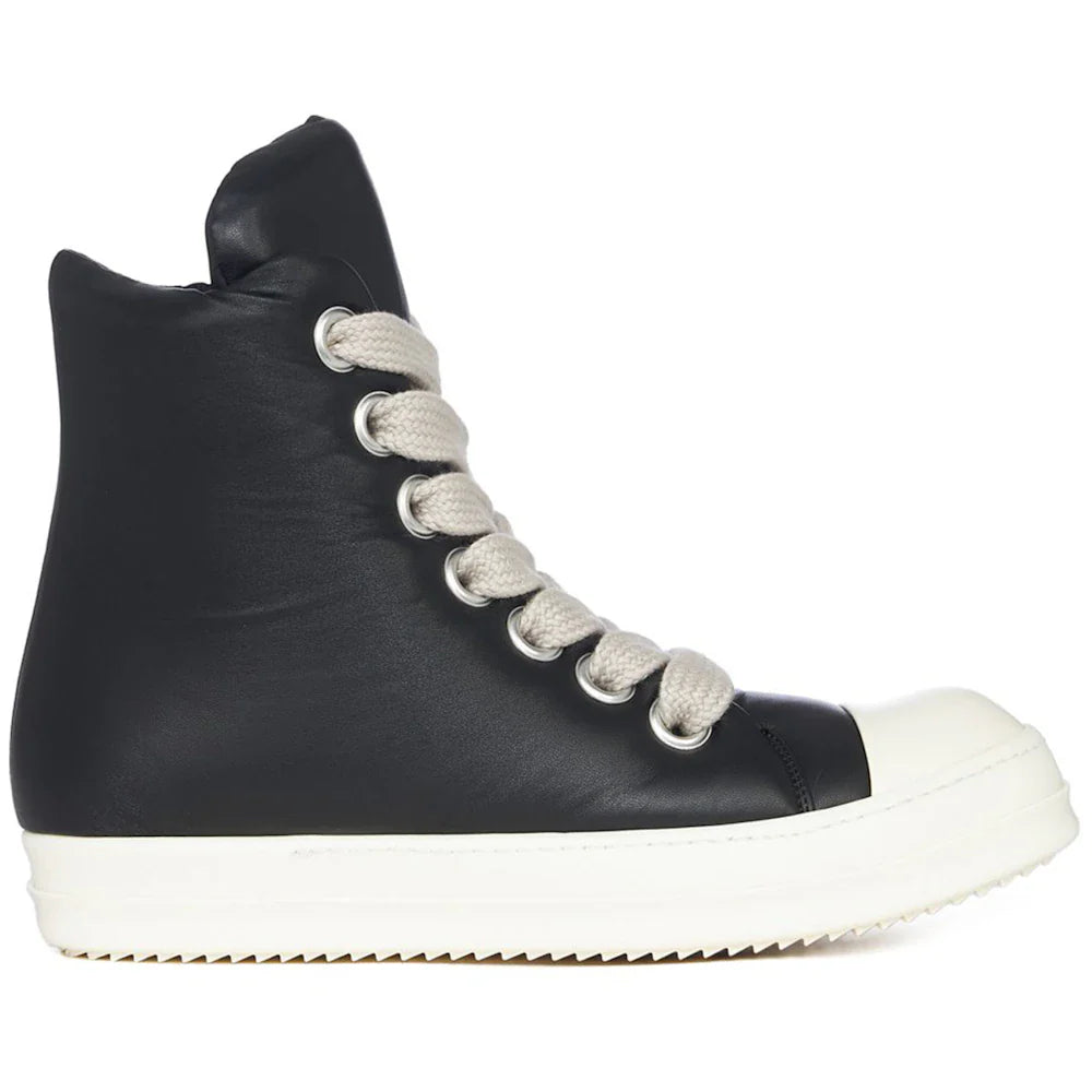 Rick Owens Luxor Jumbo Lace Padded Sneaks Black Milk (Women's)