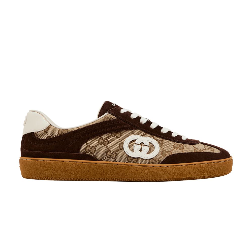 Gucci G75 'Interlocking G - Dark Brown Suede'