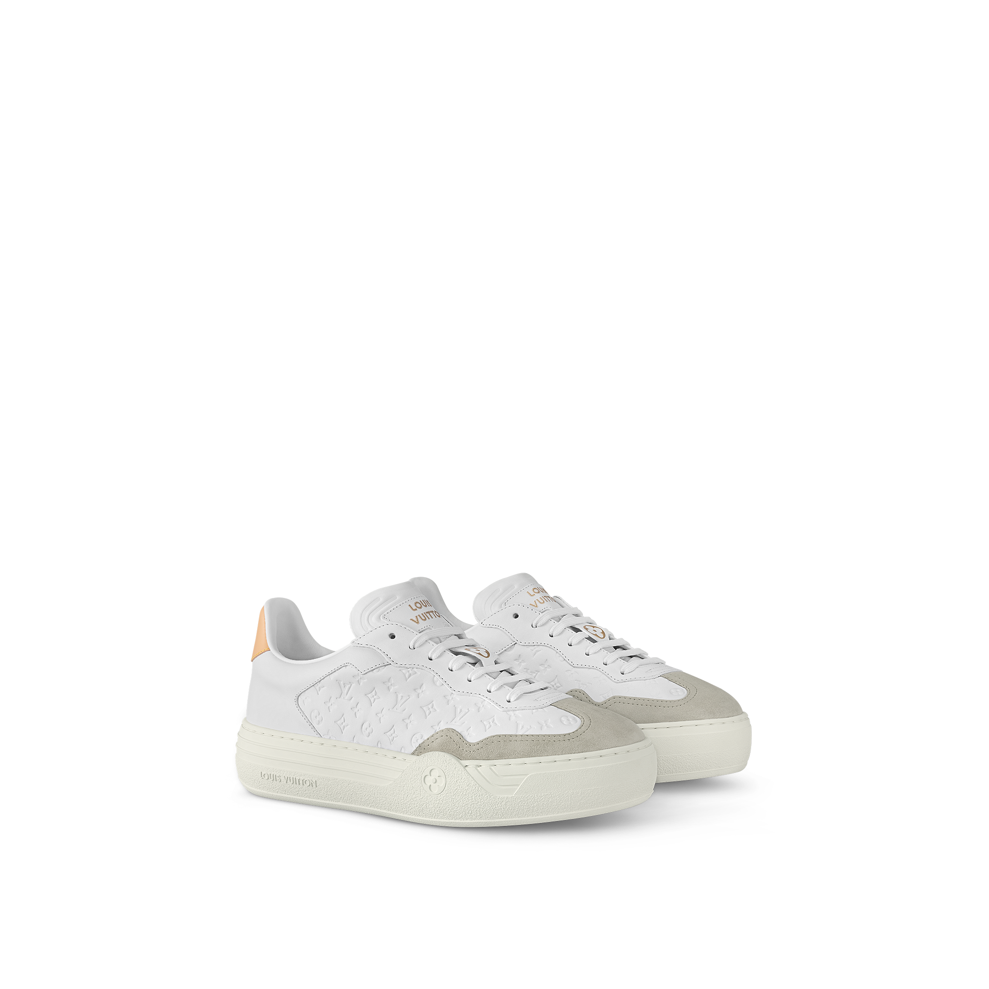 LV Groovy Platform Sneaker - White