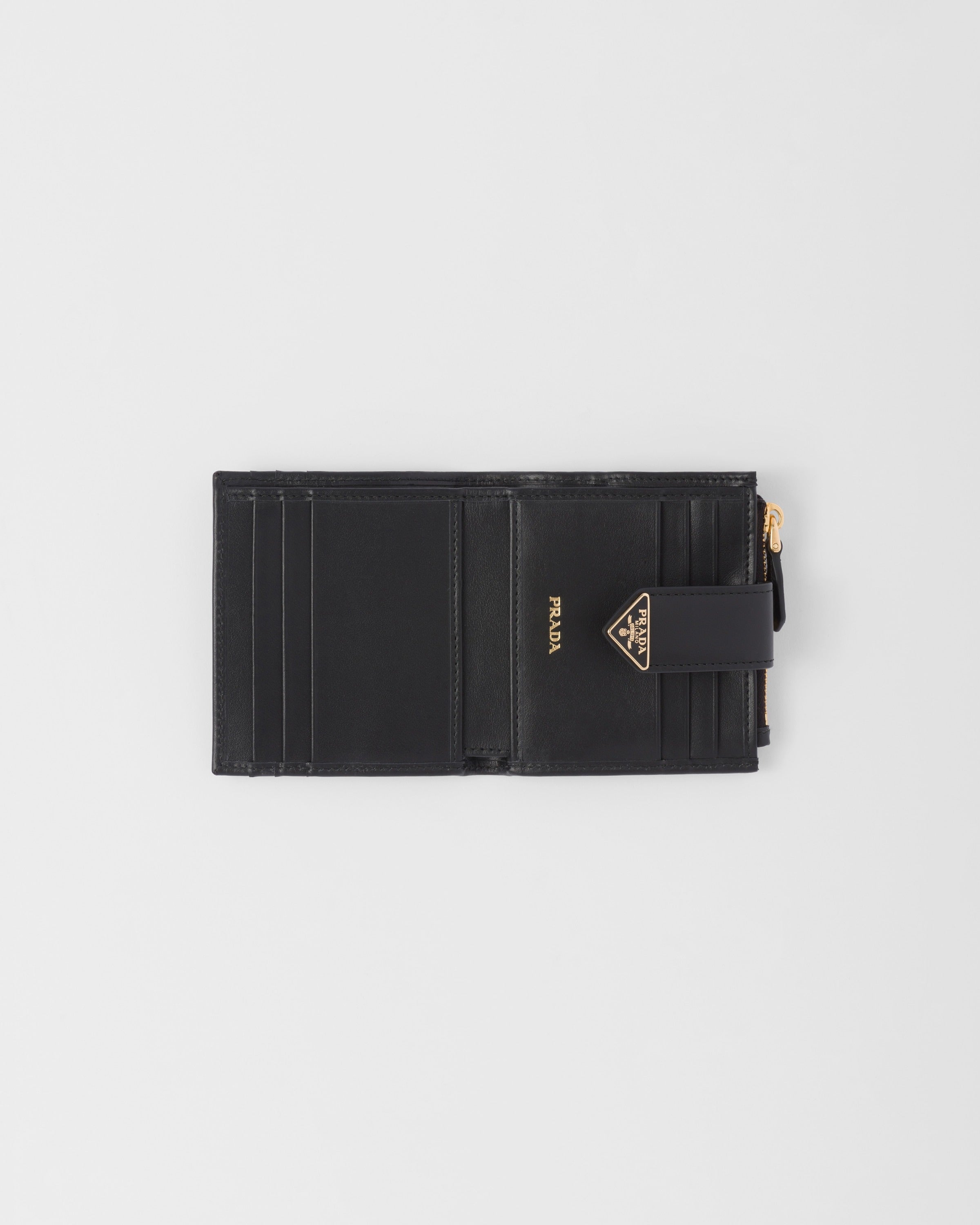 Small leather wallet Black