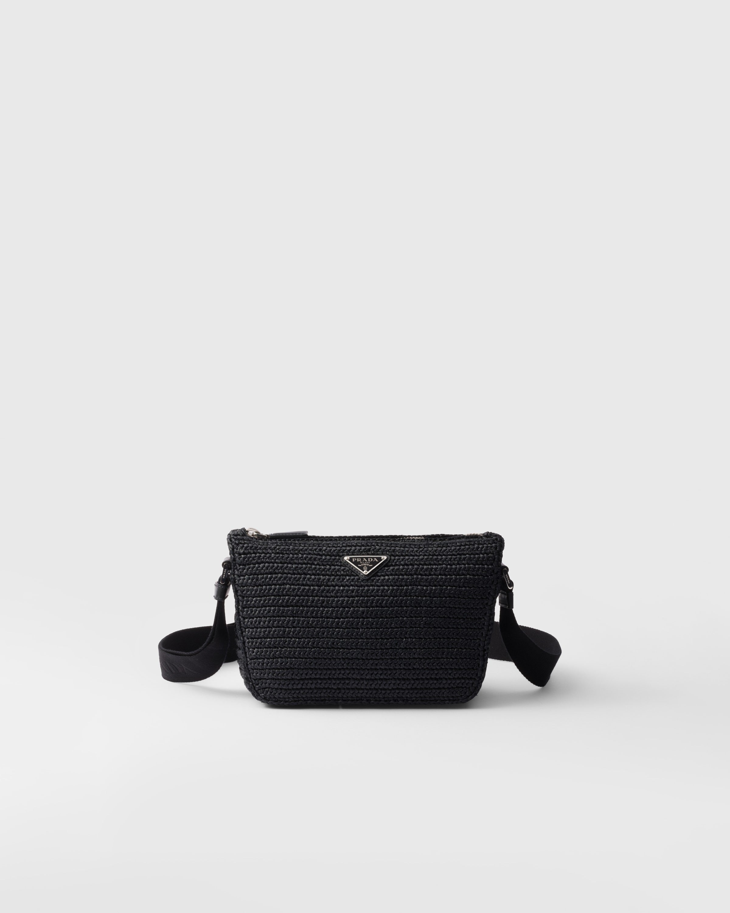 Crochet shoulder bag Black