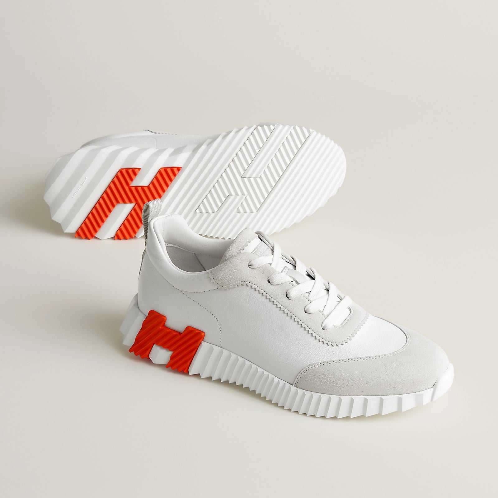 Bouncing Sneaker Blanc/Orange