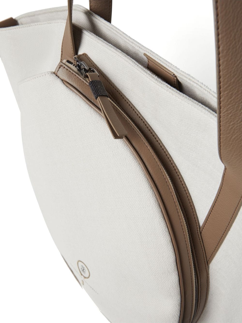 Brunello Cucinelli Canvas Tennis Tote Bag