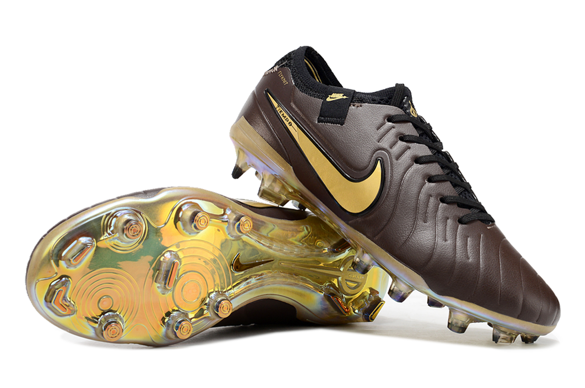 Nike Tiempo Legend Brown and Gold