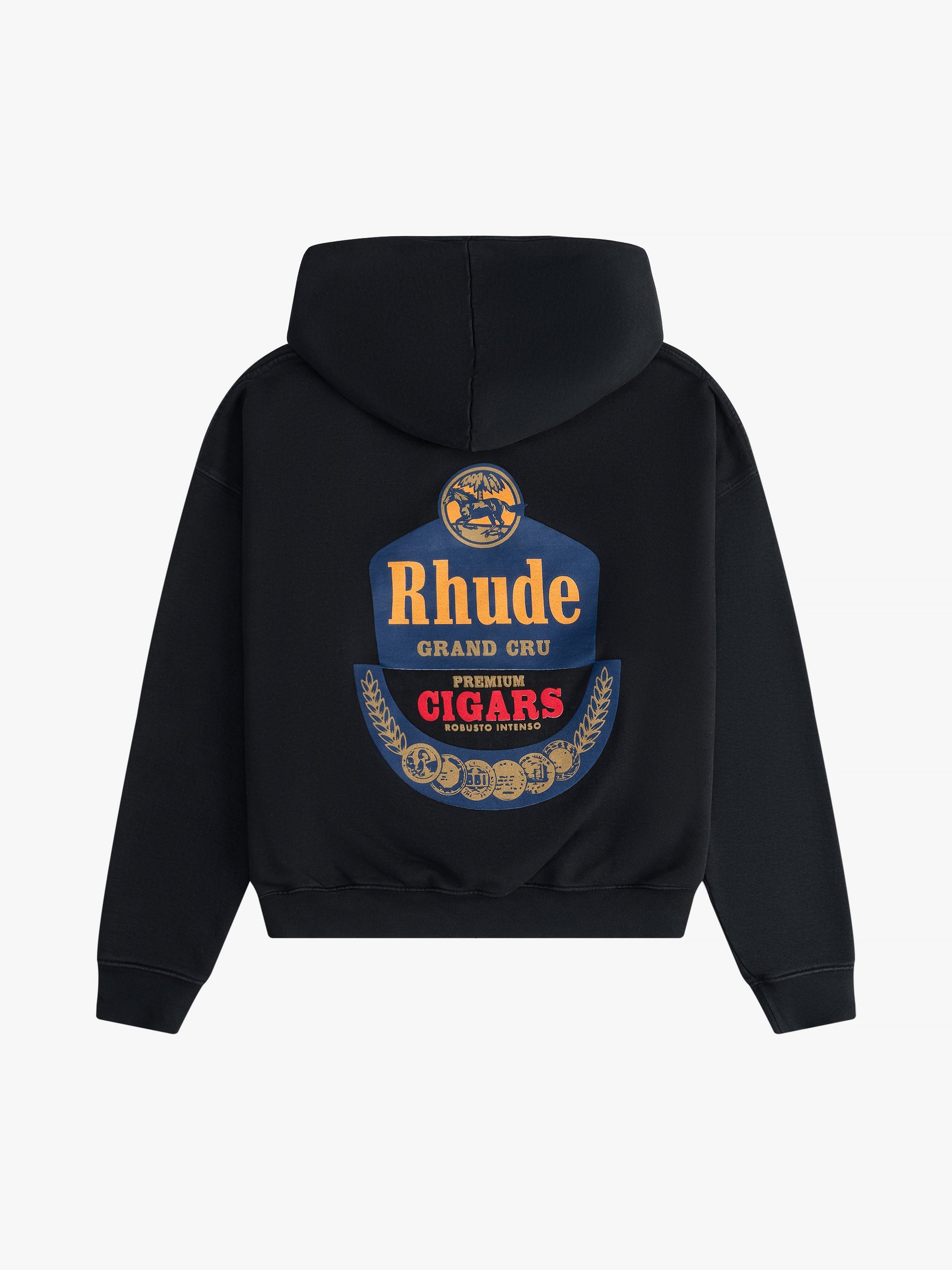RHUDE GRAND CRU HOODIE - VTG BLACK