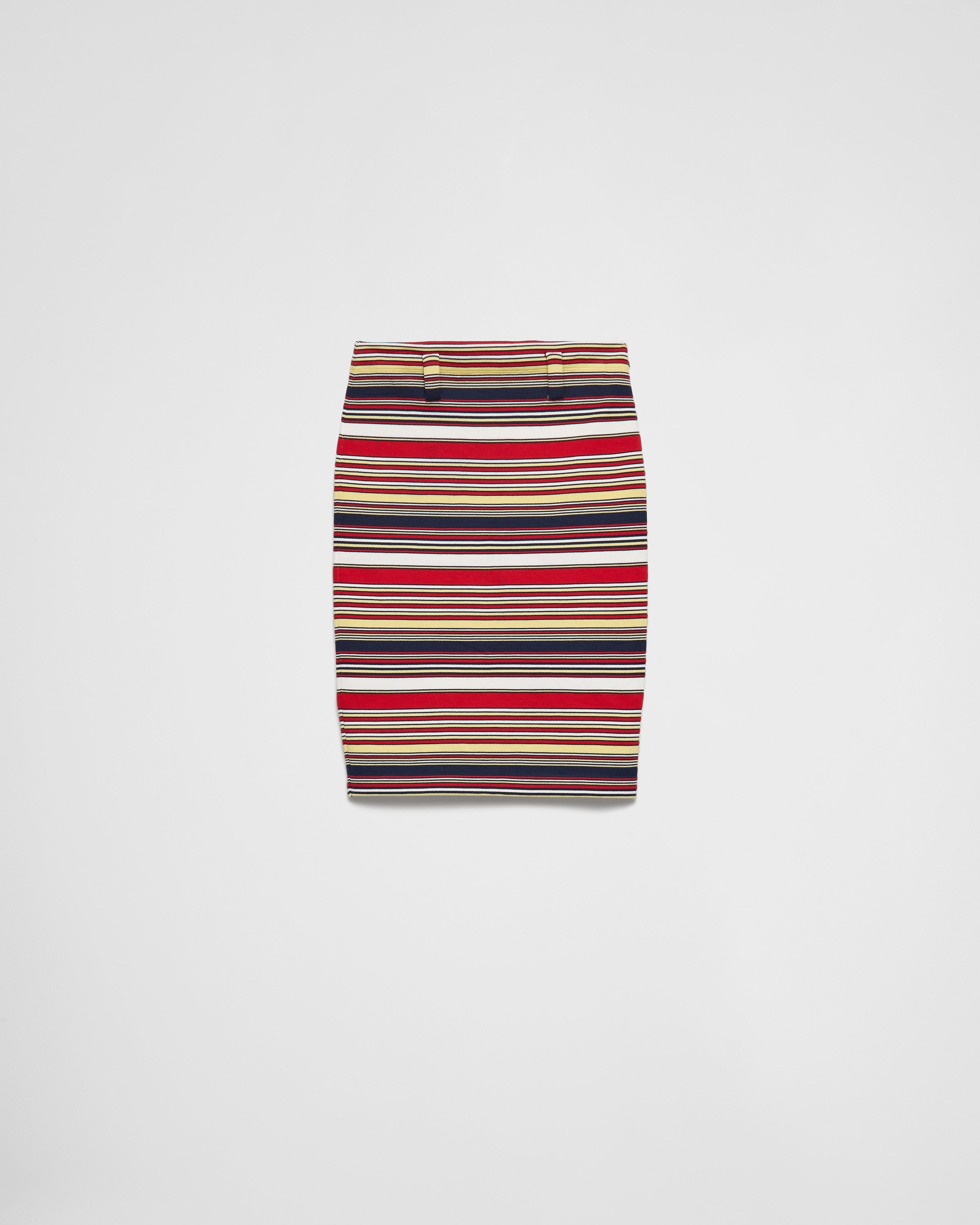 Cotton skirt Red/Blue