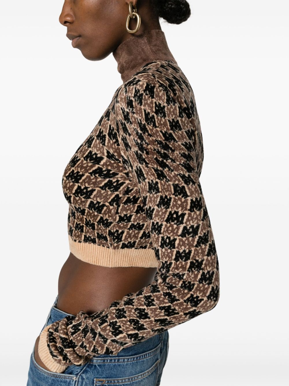 MA Swirl cropped top