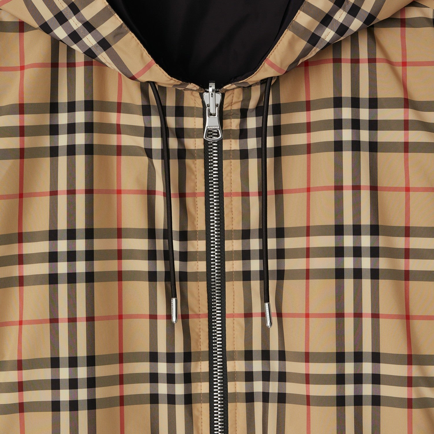 Reversible Check Jacket - Archive beige